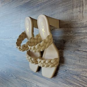 Athlefit Braided Heeled Sandals